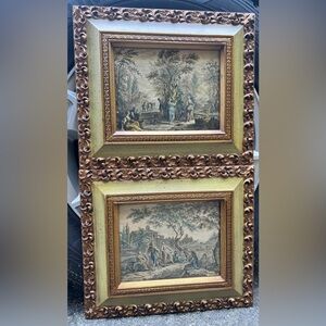 F. Bartolozzi/Zocchi Art Deco Wall Hanging Framed Print, Italian,Interior Design